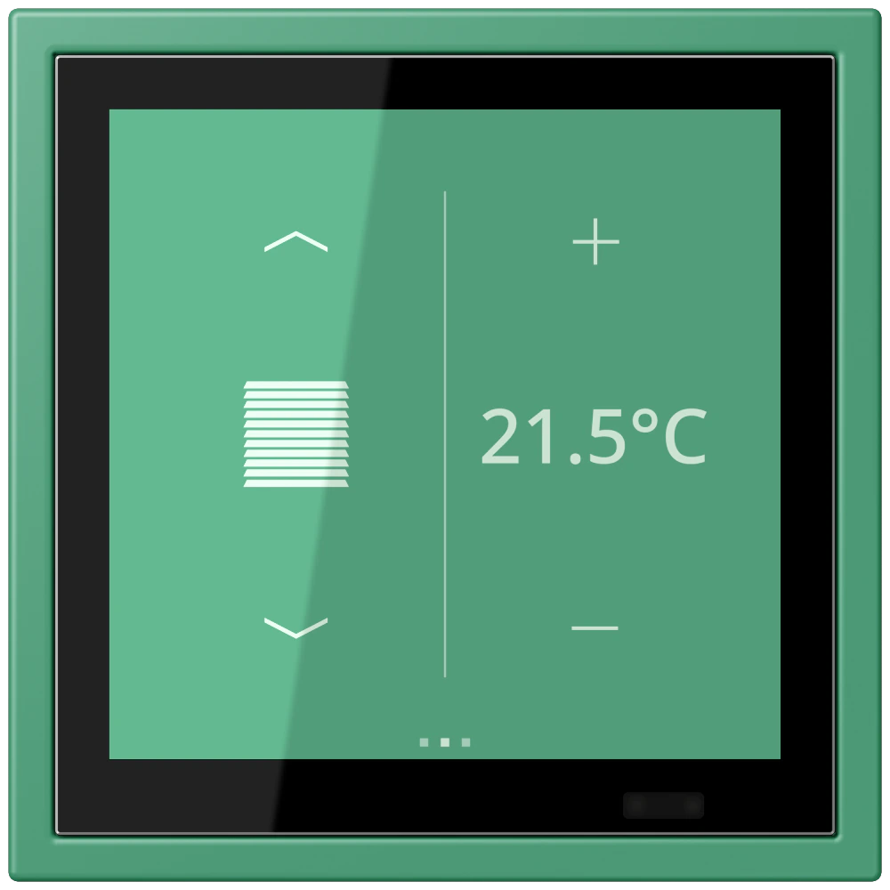 KNX room controller LS TOUCH — JUNG LS 990 Le Corbusier, le corbusier 250, art. LCZ459BFD1S250