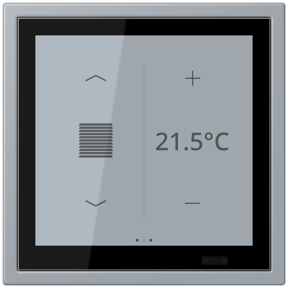 KNX комнатный контроллер LS TOUCH — JUNG LS 990 Le Corbusier, le corbusier 257, арт. LCZ459BFD1S257