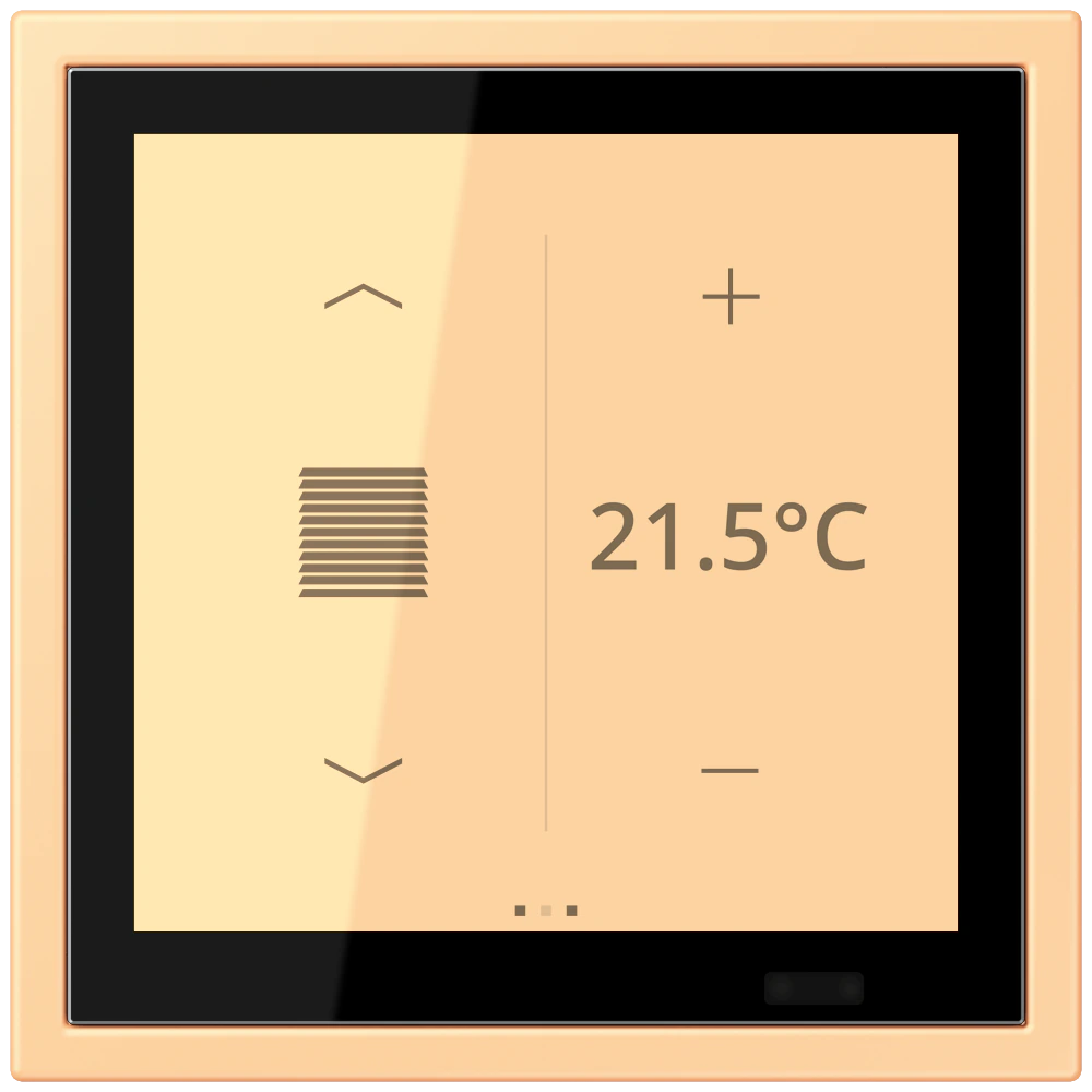 KNX room controller LS TOUCH — JUNG LS 990 Le Corbusier, le corbusier 258, art. LCZ459BFD1S258