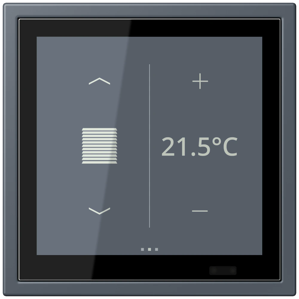 KNX room controller LS TOUCH — JUNG LS 990 Le Corbusier, le corbusier 262, art. LCZ459BFD1S262