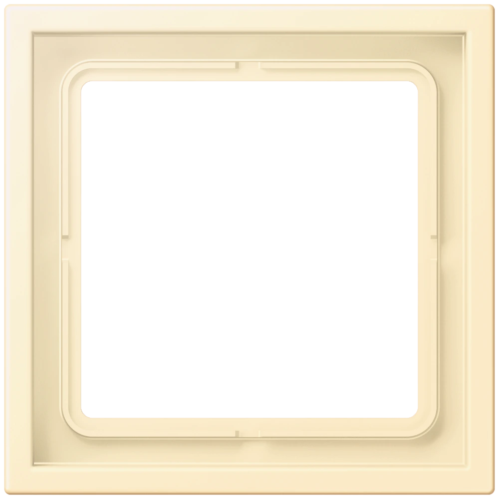 Frame, 1-gang — JUNG LS 990 Le Corbusier, Blanc, art. LCZ981BF201