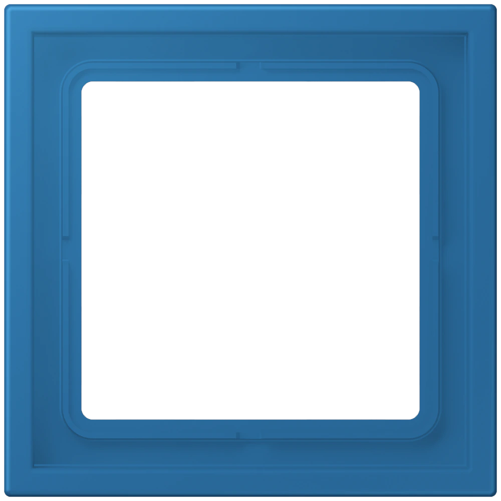 Frame, 1-gang — JUNG LS 990 Le Corbusier, Bleu Céruléen 31, art. LCZ981BF211