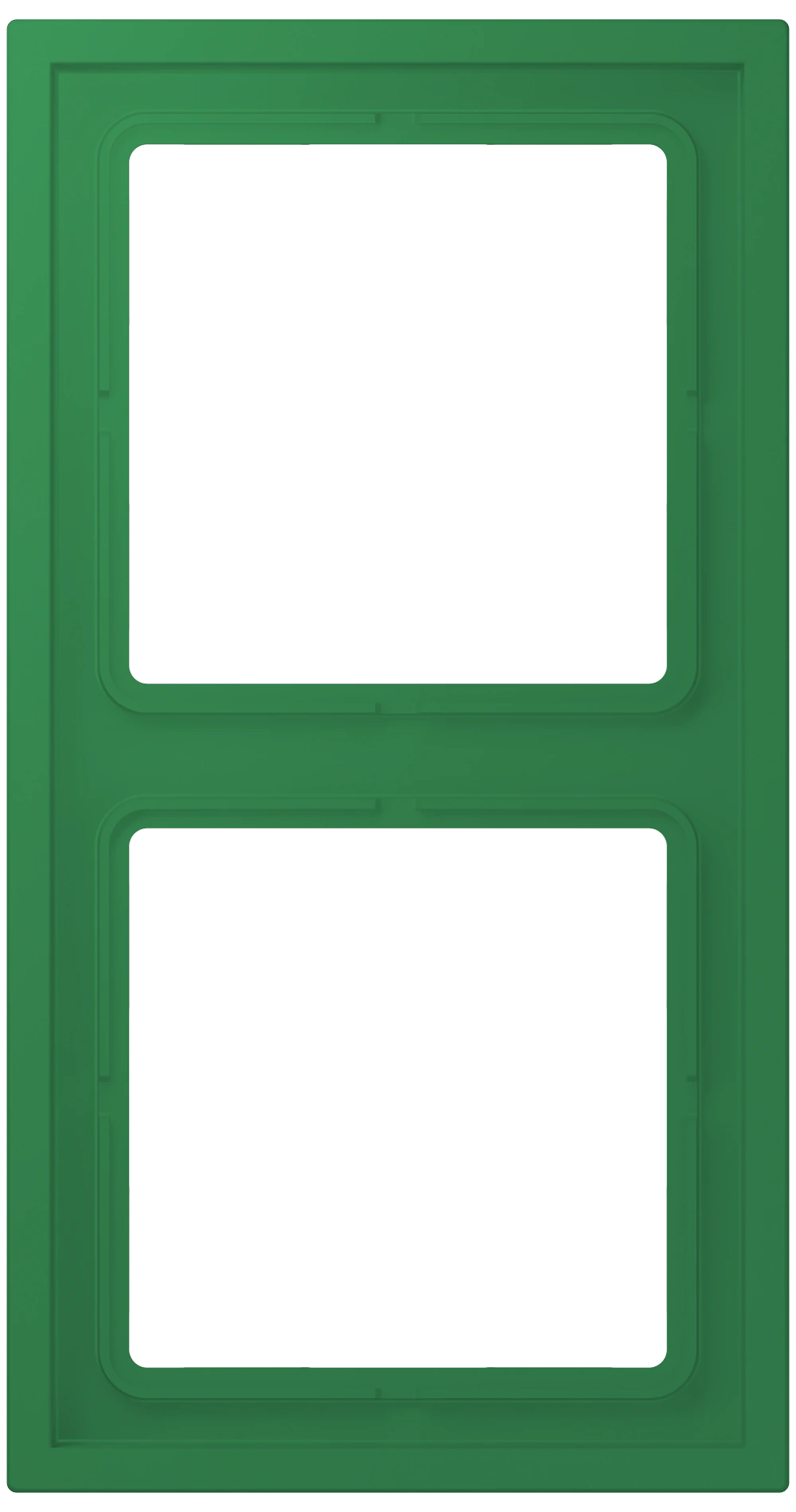 Рамка 2-ная — JUNG LS 990 Le Corbusier, Vert Foncé, арт. LCZ982BF219
