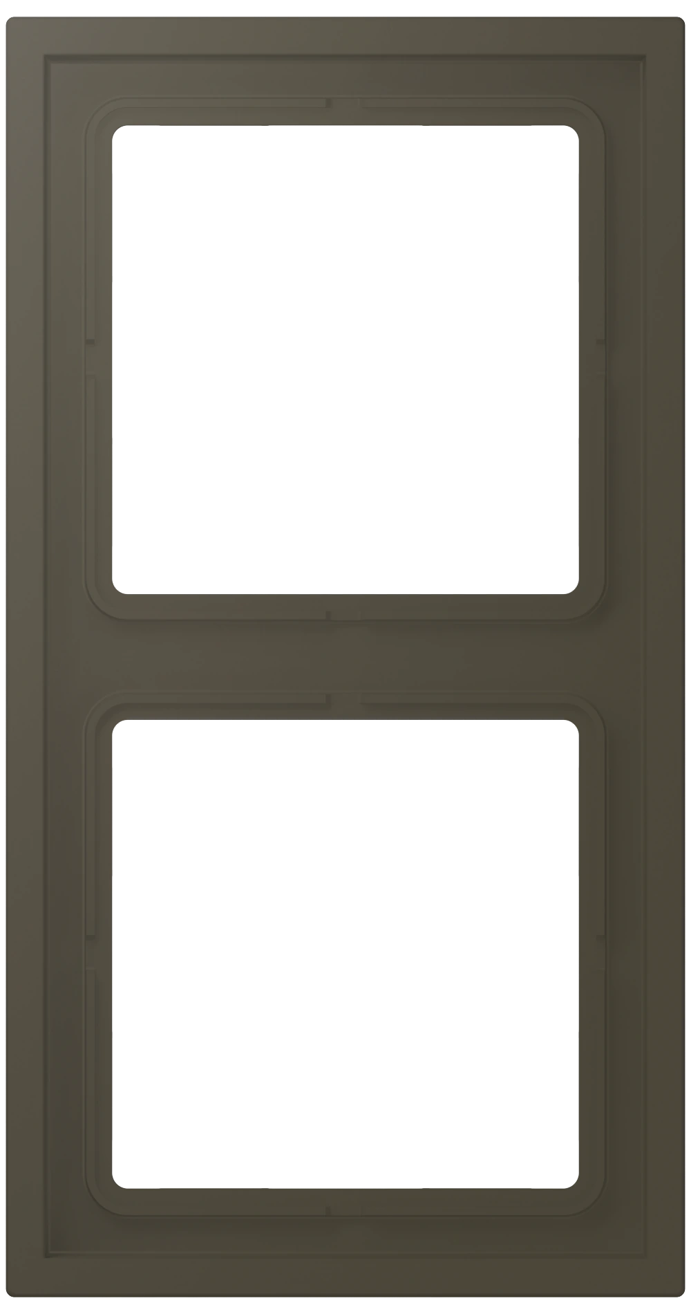 Frame, 2-gang — JUNG LS 990 Le Corbusier, le corbusier 241, art. LCZ982BF241