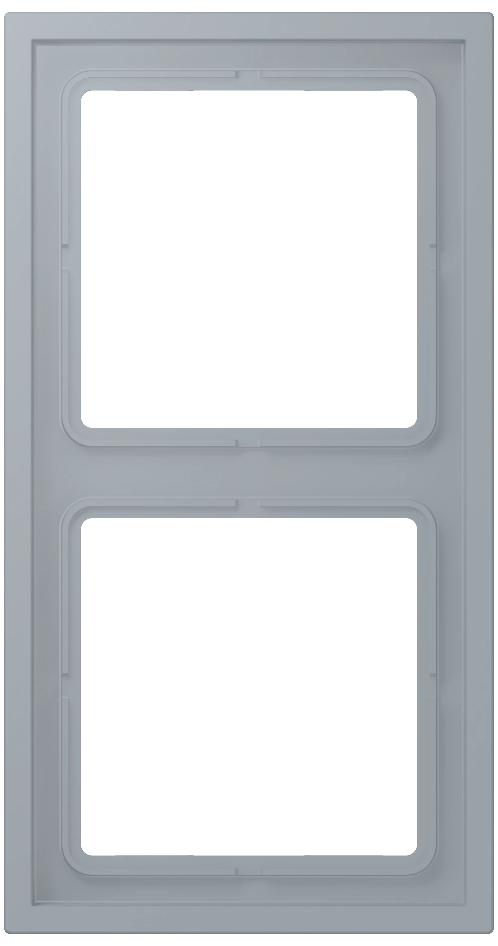 Frame, 2-gang — JUNG LS 990 Le Corbusier, le corbusier 257, art. LCZ982BF257