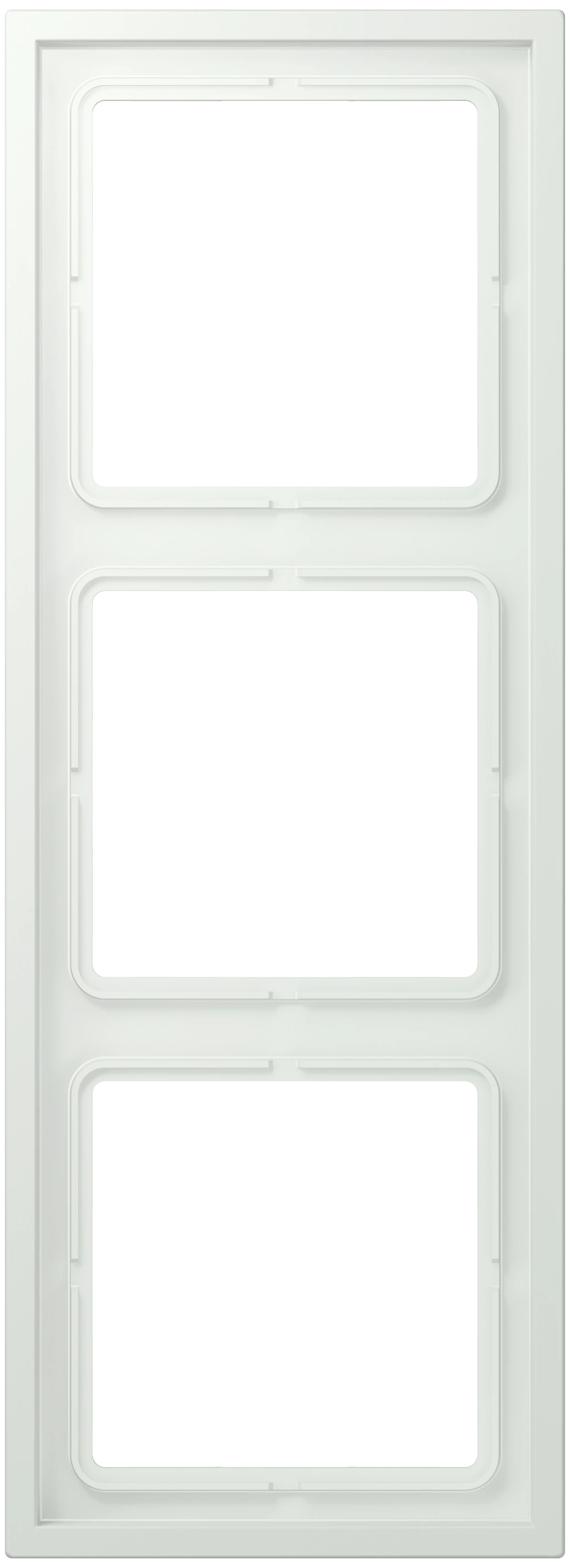Frame, 3-gang — JUNG LS 990 Le Corbusier, Outremer Gris, art. LCZ983BF210