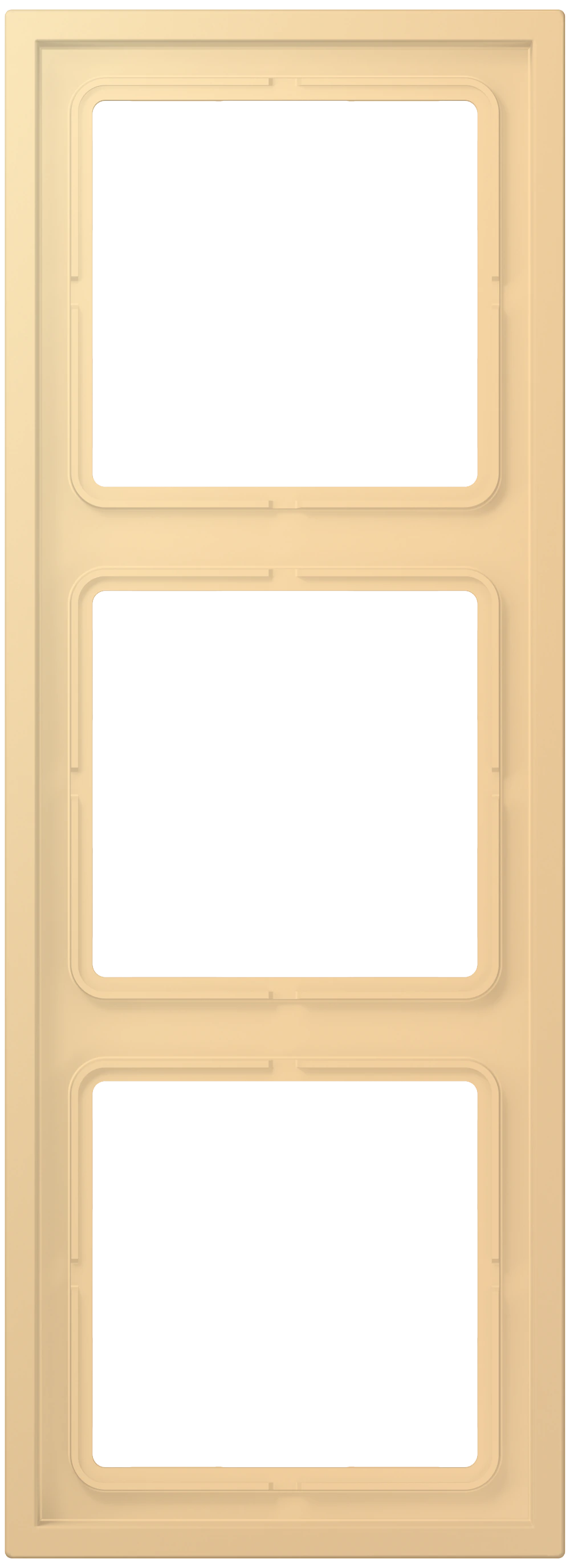 Frame, 3-gang — JUNG LS 990 Le Corbusier, le corbusier 258, art. LCZ983BF258