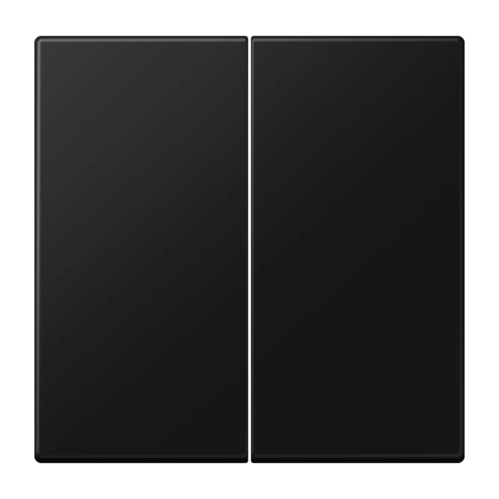 Клавиша для KNX кнопок, 2 группы — JUNG LS 990, Matt Black, арт. LS102SWM