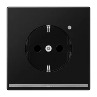 SCHUKO®-розетка с ориентационной светодиодной подсветкой