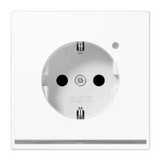 SCHUKO®-розетка с ориентационной светодиодной подсветкой
