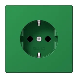 SCHUKO® socket with contact protection · child protection · screwless terminals