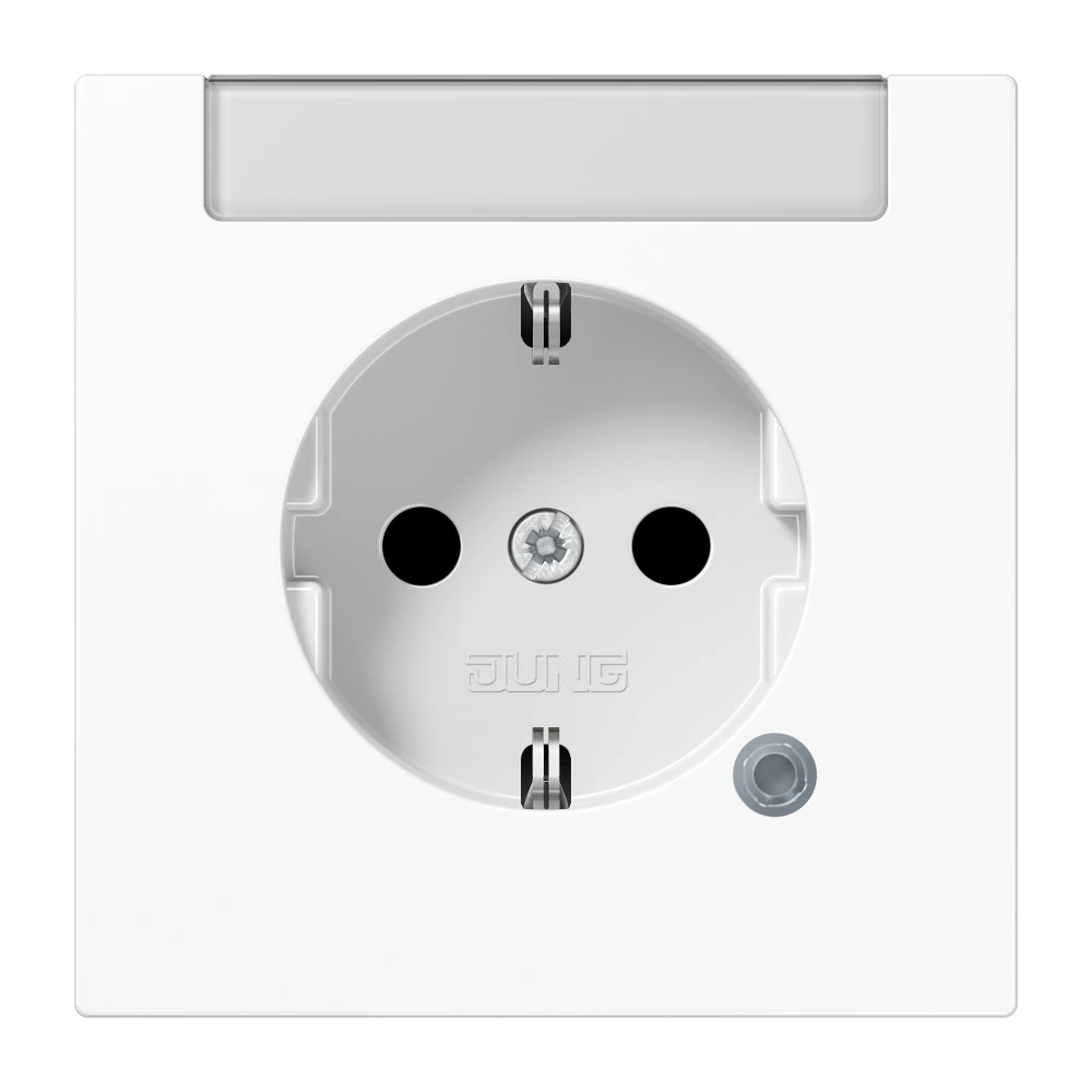 SCHUKO®-розетка 16 A / 250 B ~ — JUNG LS 990, Белый, арт. LS1520INAKOWW