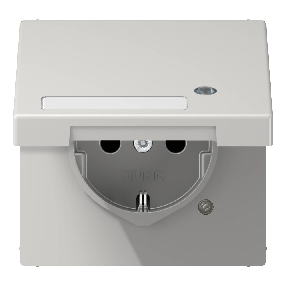 SCHUKO®-розетка 16 A / 250 B ~ — JUNG LS 990, Светло-серый, арт. LS1520NAKLKOLG