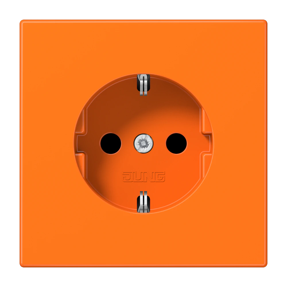 SCHUKO® socket with contact protection — JUNG LS 990, _, art. LS1521BFKIO