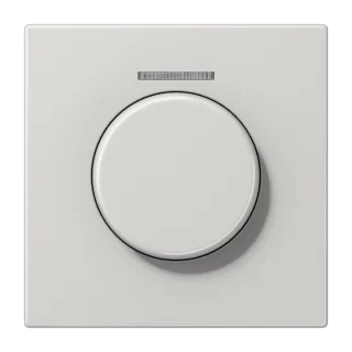 Centre plate with knob and lens for rotary sensor