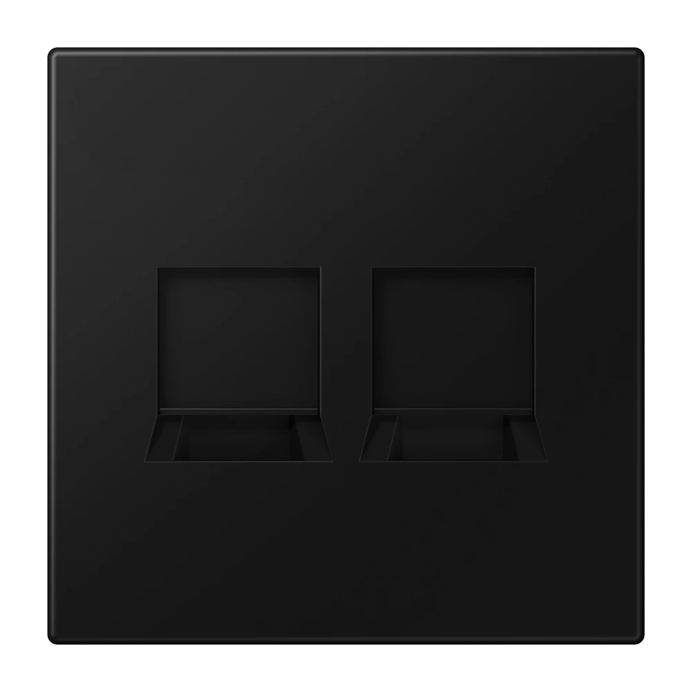 Kрышка (фиксация защёлкиванием) — JUNG LS 990, Matt Black, арт. LS1969-25WESWM