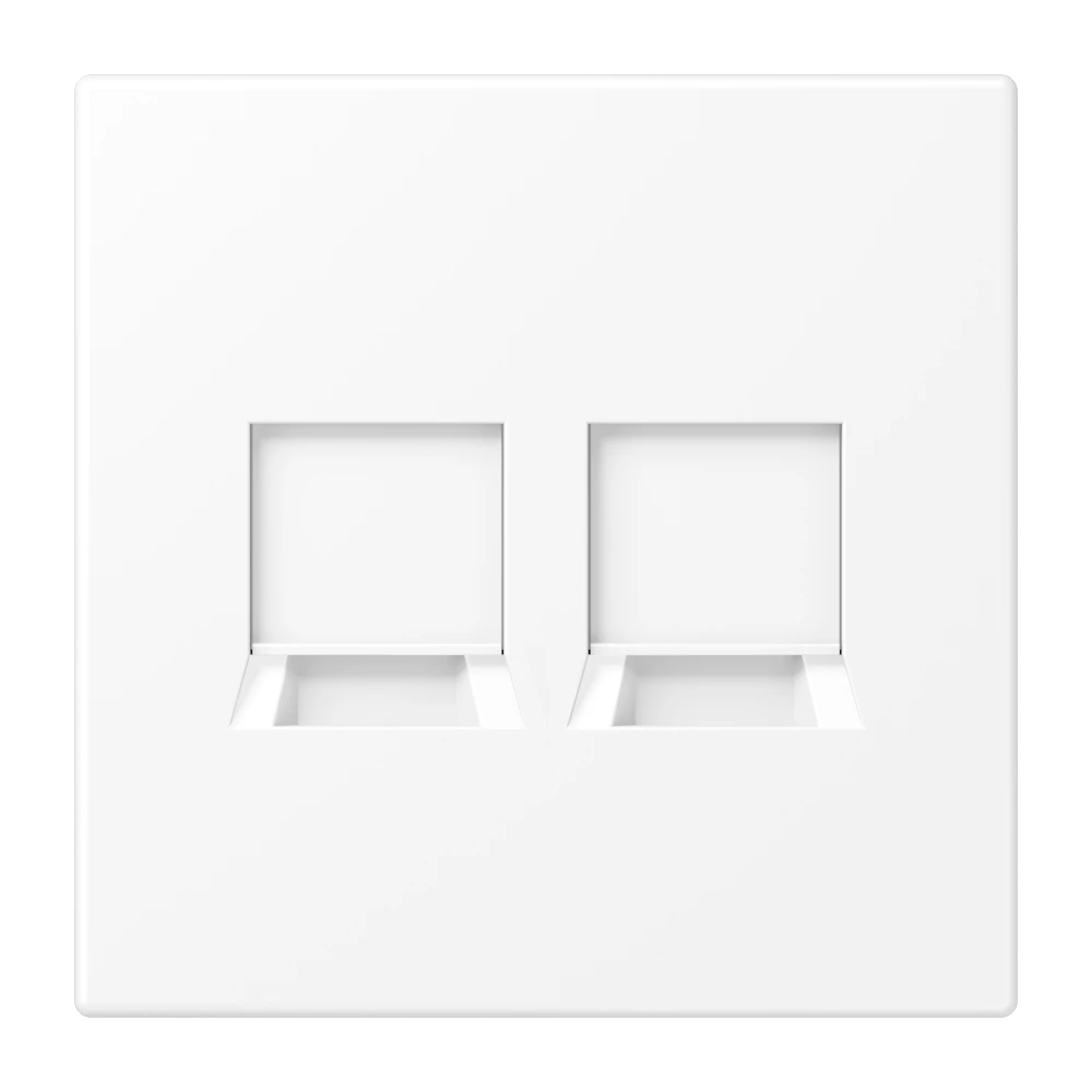 Kрышка (фиксация защёлкиванием) — JUNG LS 990, Matt White, арт. LS1969-2WEWWM
