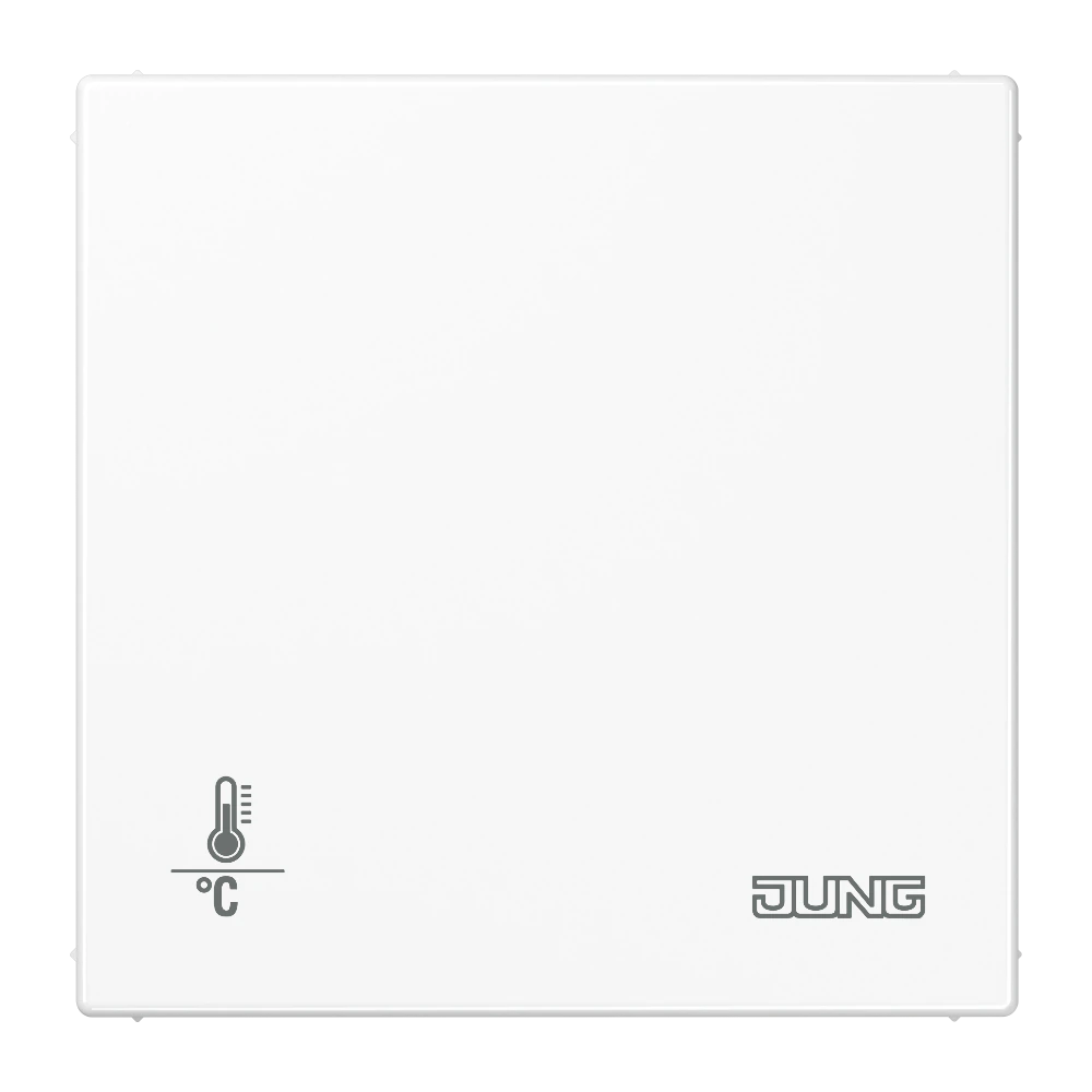 Room autostat with push-button interface 4-gang — JUNG LS 990, white, art. LS2178ORTSWW