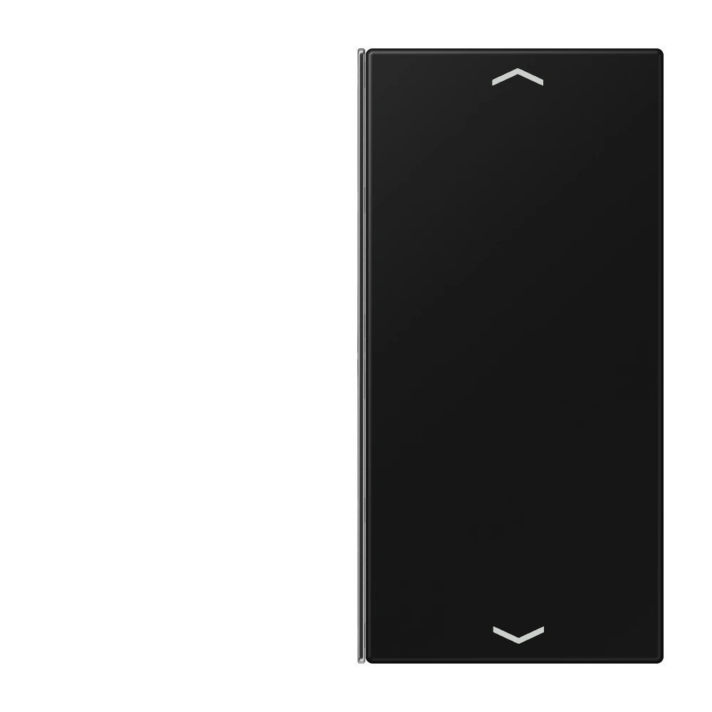 Накладка с символами, 2 группы — JUNG LS 990, Matt Black, арт. LS402TSAPSWM