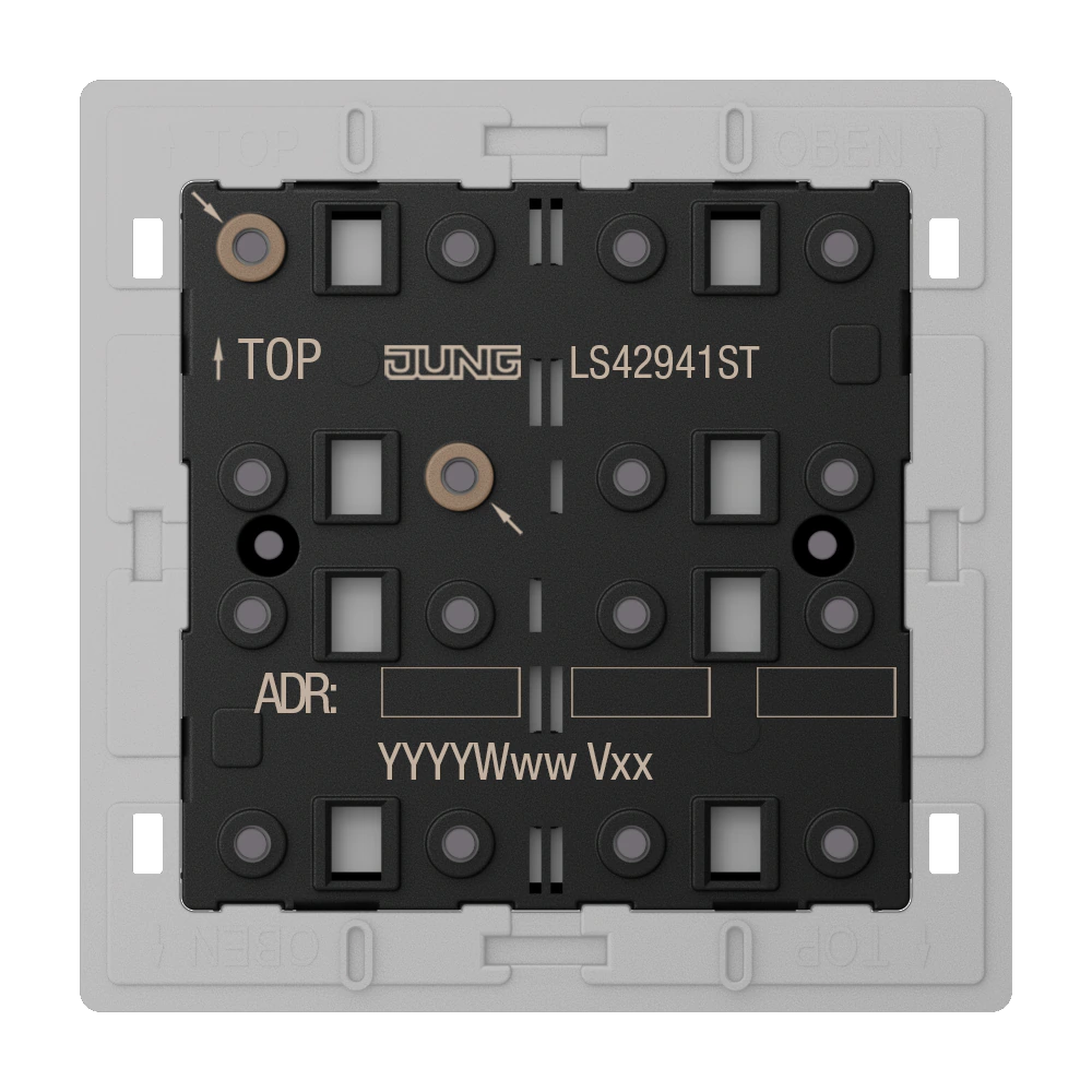 Universal push-button module 4-gang — JUNG LS 990, _, art. LS42941ST