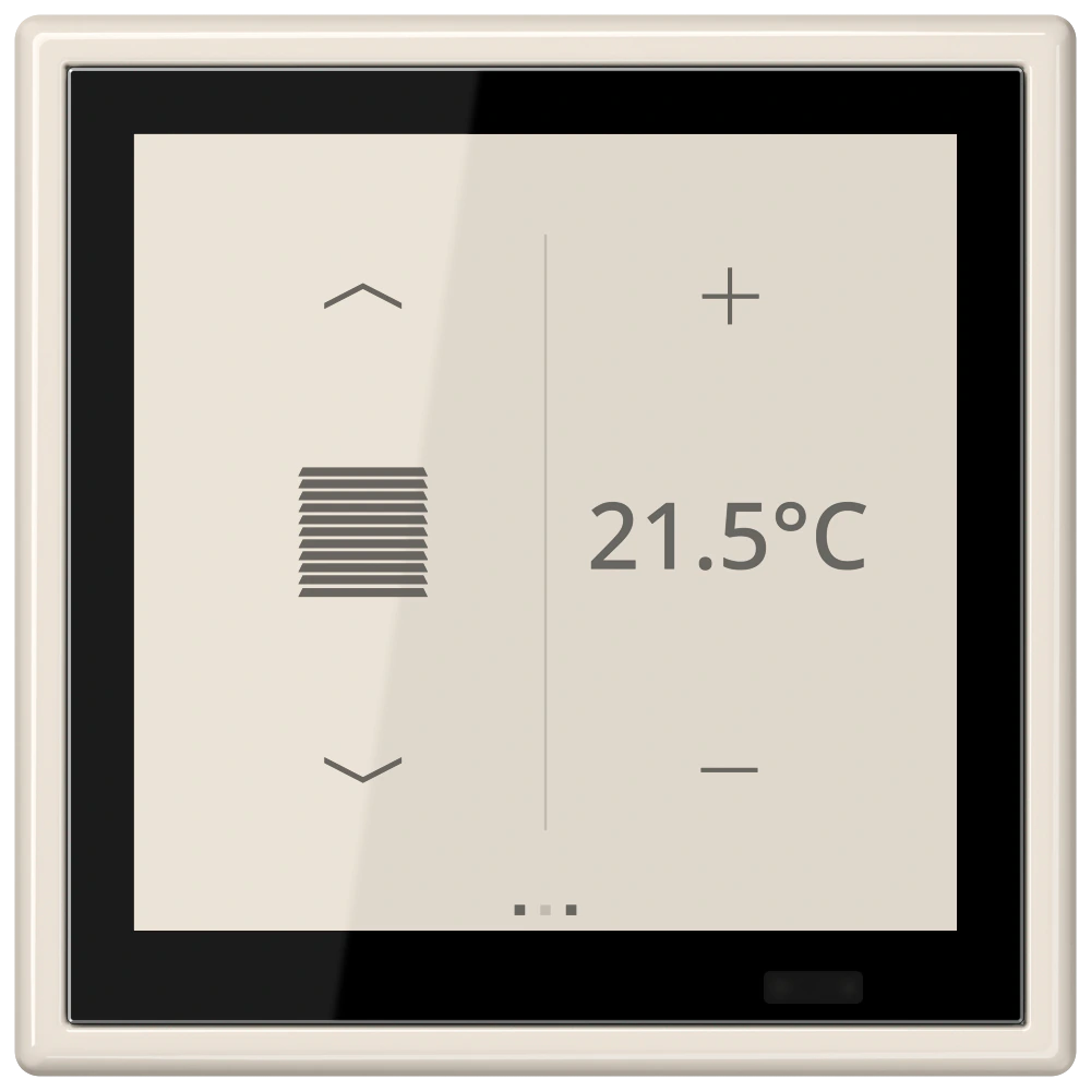 KNX комнатный контроллер LS TOUCH — JUNG LS 990, Слоновая кость, арт. LS459D1S