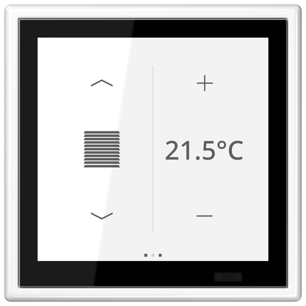 KNX комнатный контроллер LS TOUCH — JUNG LS 990, Белый, арт. LS459D1S86WW