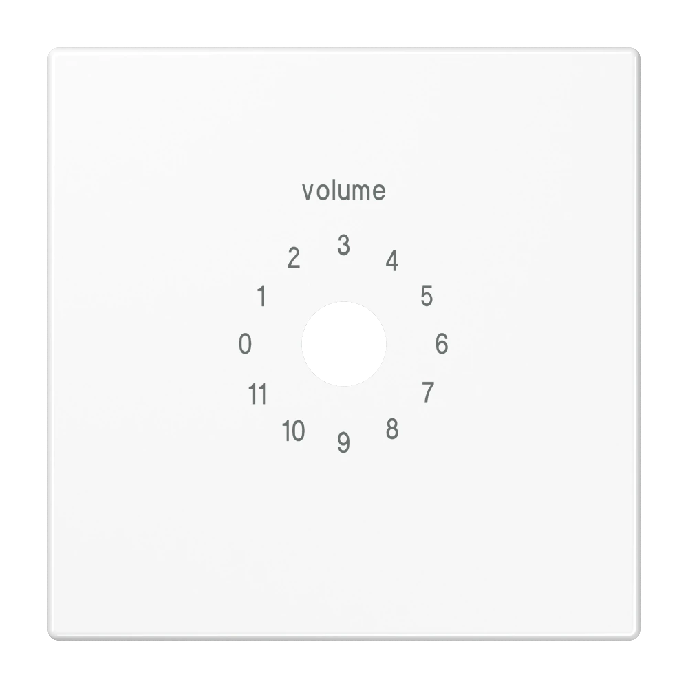 Крышка для регуляторов громкости Dynacord / WHD — JUNG LS 990, Белый, арт. LS594-8WW
