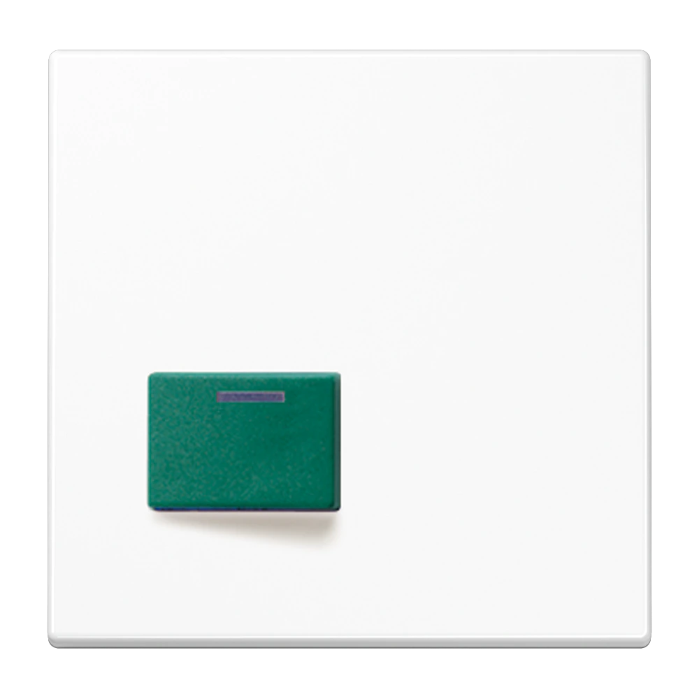Centre plate for Ackermann — JUNG LS 990, white, art. LS642CWW