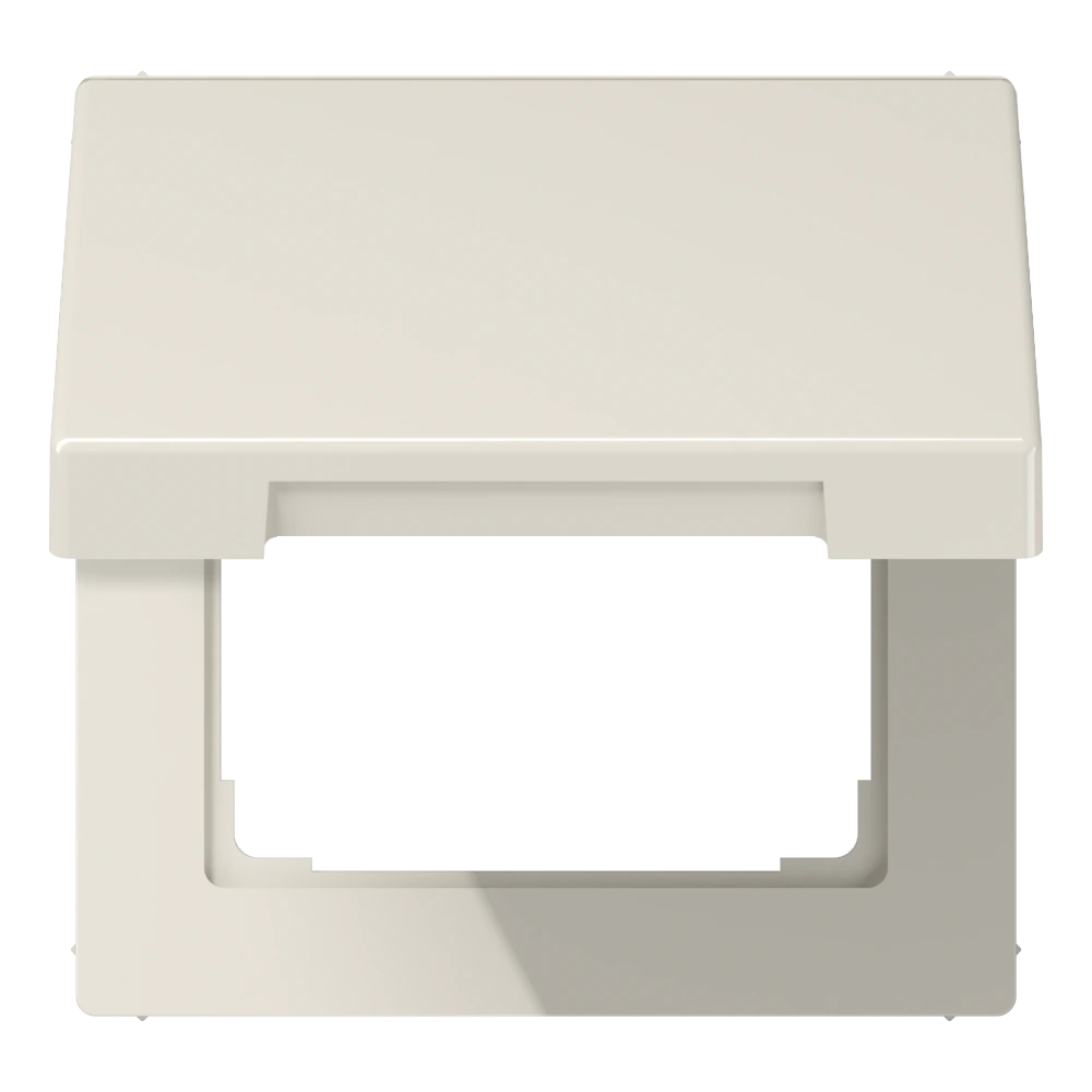 Hinged lid — JUNG LS 990, ivory, art. LS990BFKL