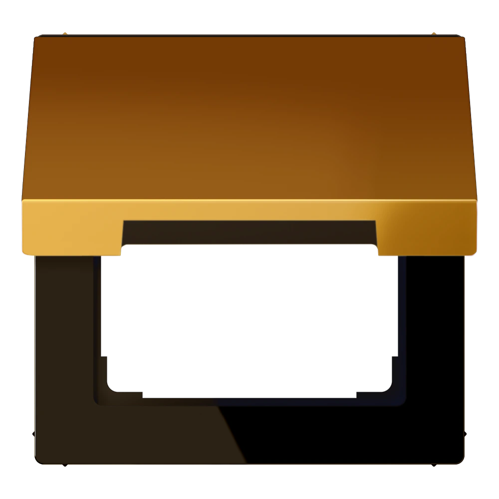 Hinged lid — JUNG LS 990, gold plated, art. LS990KLGGO