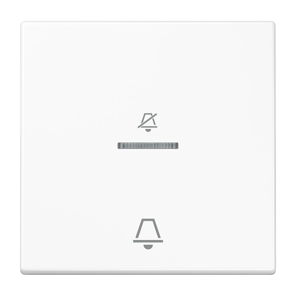 Hotel rocker, corridor unit — JUNG LS 990, white, art. LSCUKO5DWW