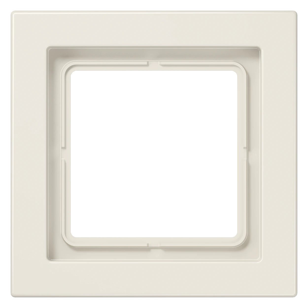 Frame for horizontal and vertical installation — JUNG LS DESIGN, Ivory, art. LSD981W