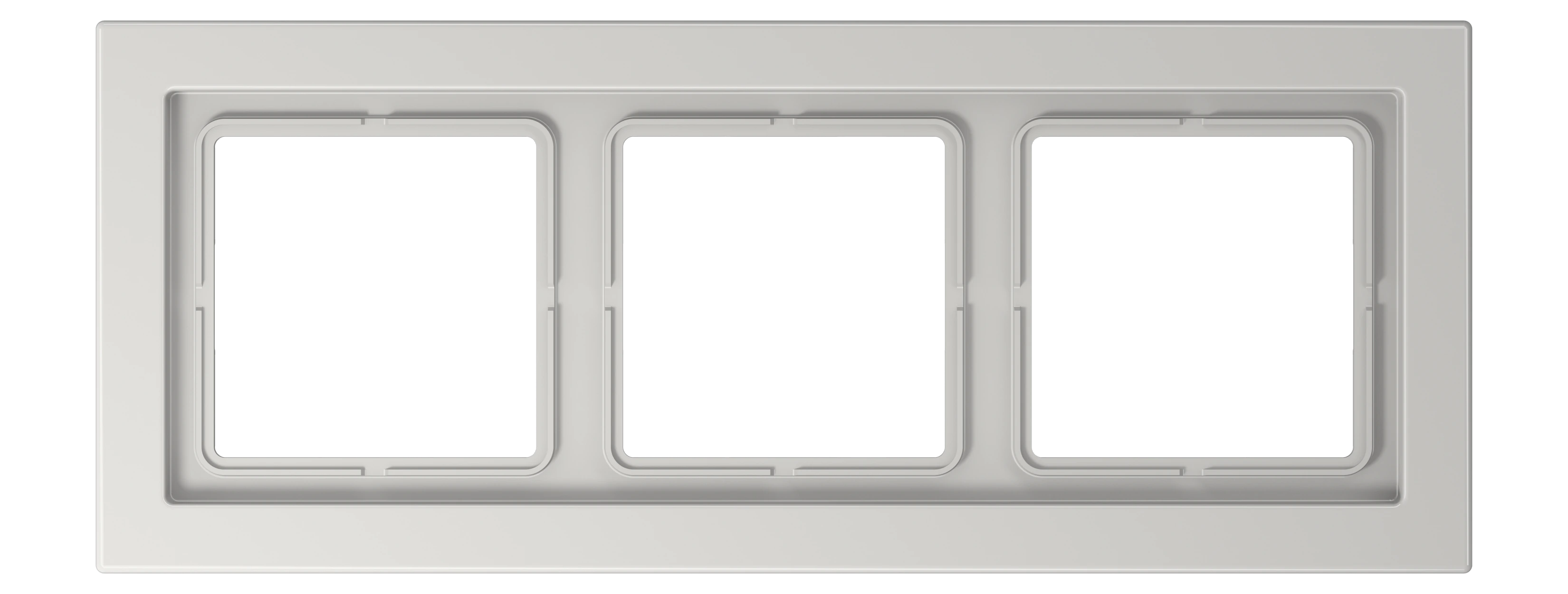 Frame for horizontal and vertical installation — JUNG LS DESIGN, Light Grey, art. LSD983LG