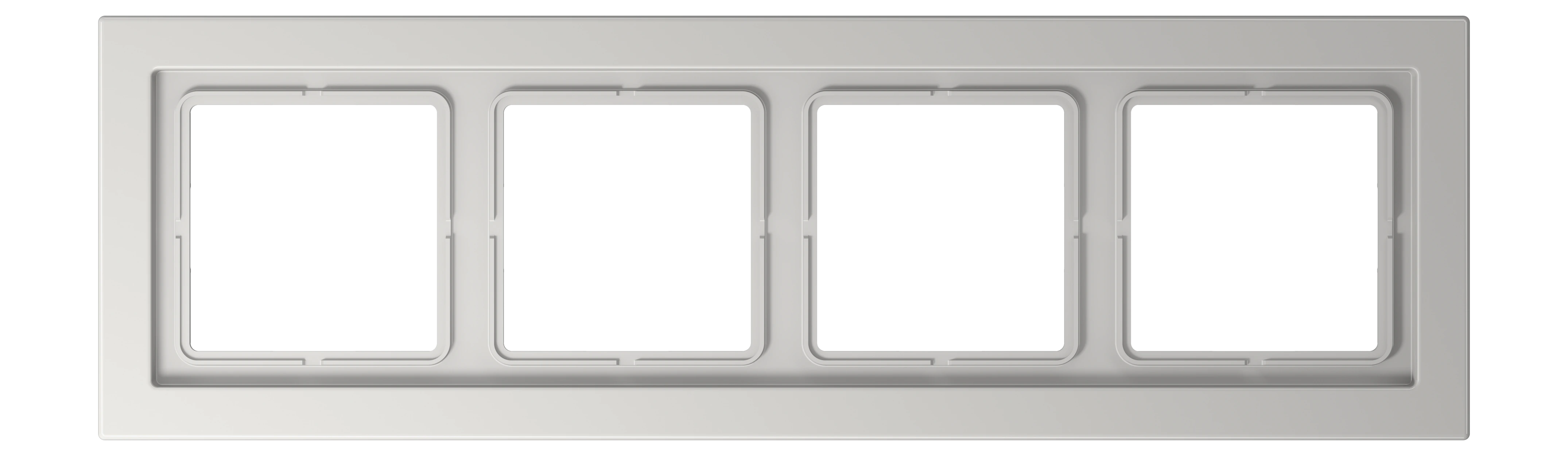 Frame for horizontal and vertical installation — JUNG LS DESIGN, Light Grey, art. LSD984LG