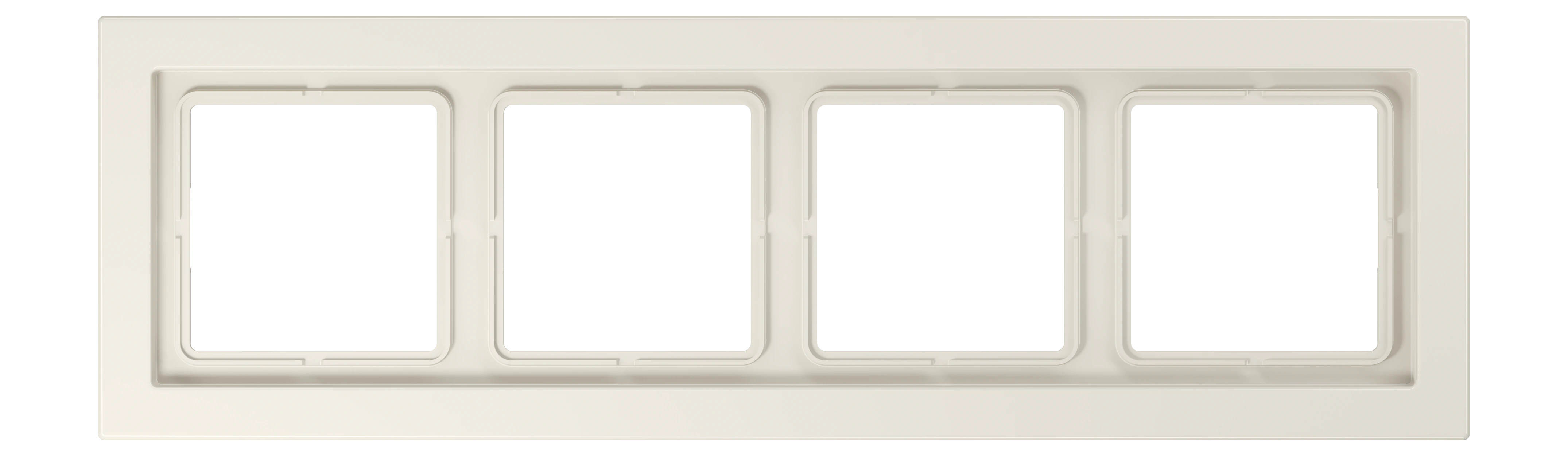 Frame for horizontal and vertical installation — JUNG LS DESIGN, Ivory, art. LSD984W