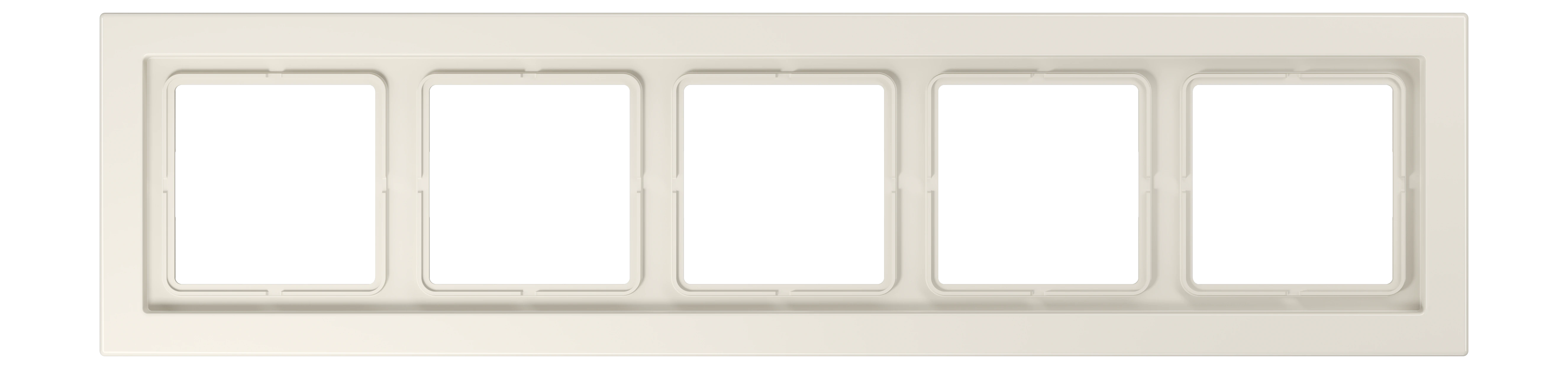 Frame for horizontal and vertical installation — JUNG LS DESIGN, Ivory, art. LSD985W