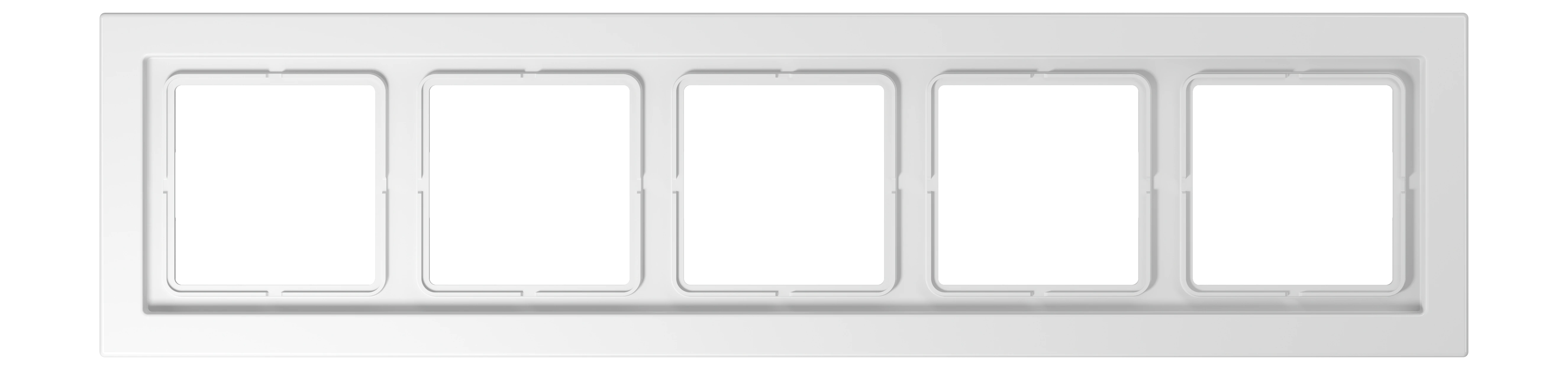 Frame for horizontal and vertical installation — JUNG LS DESIGN, White, art. LSD985WW
