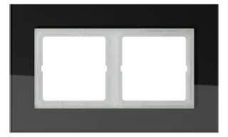 JUNG LS PLUS, black (glass), art. LSP982GLSW