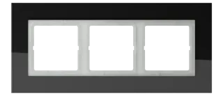 JUNG LS PLUS, black (glass), art. LSP983GLSW