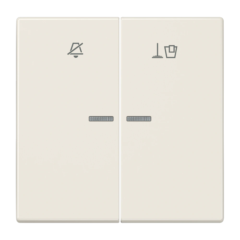 Hotel rocker, room unit — JUNG LS 990, ivory, art. LSRUKO5M