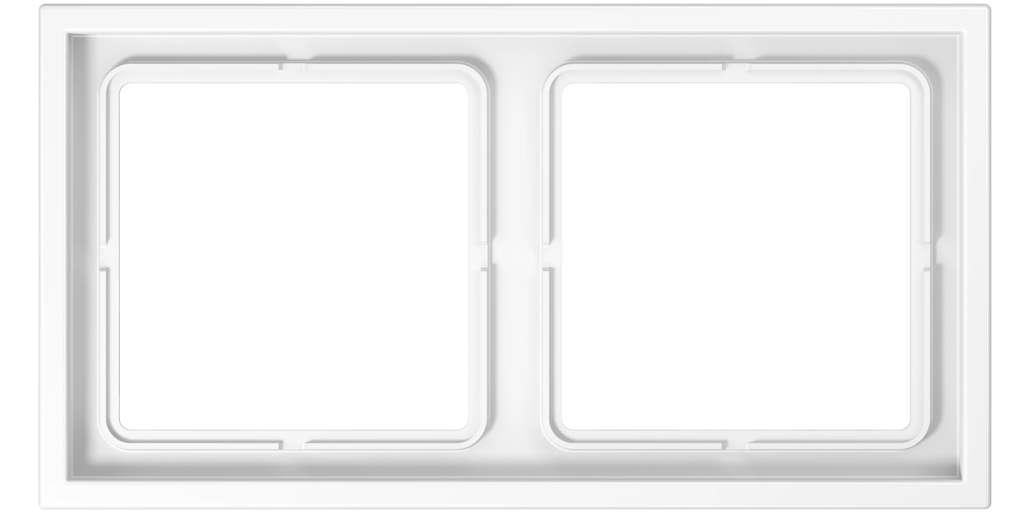 Frame — JUNG LS ZERO, White, art. LSZ982BFWW
