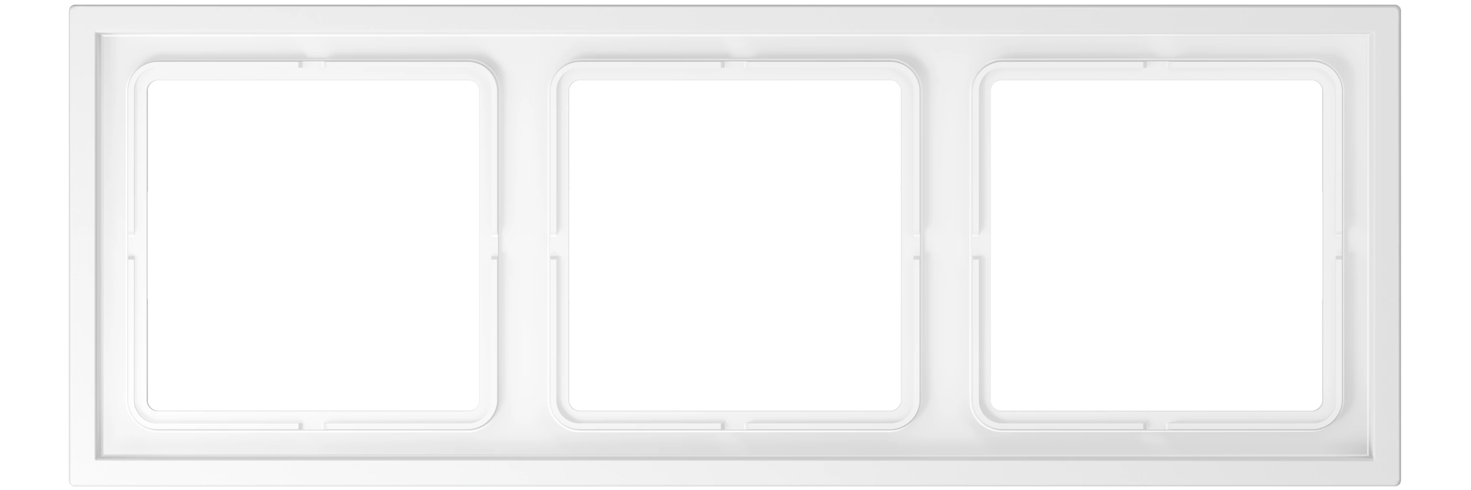 Frame — JUNG LS ZERO, Matt White, art. LSZ983BFWWM