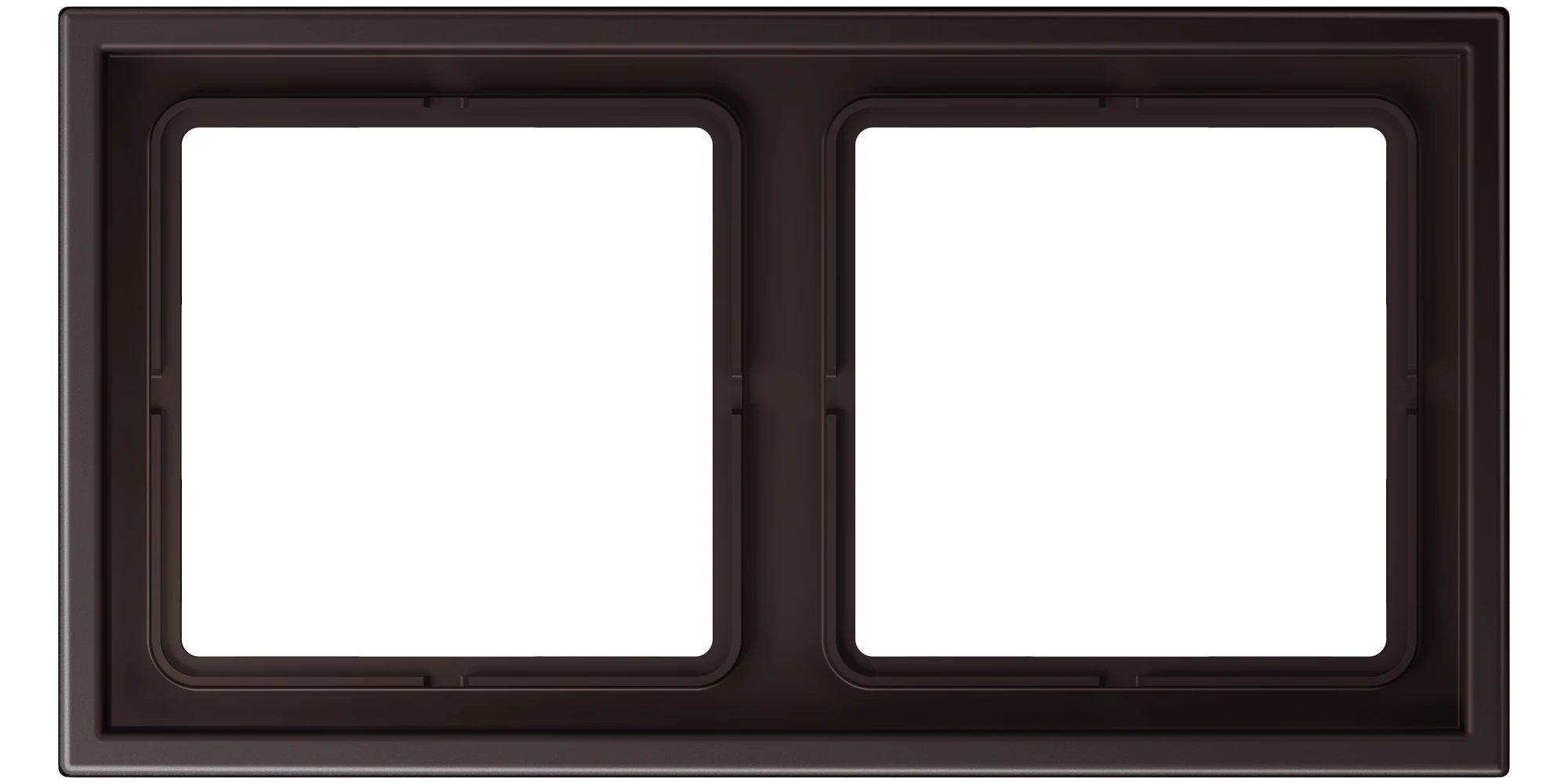 Frame — JUNG LS ZERO, Dark Al, art. LSZAL982BFD