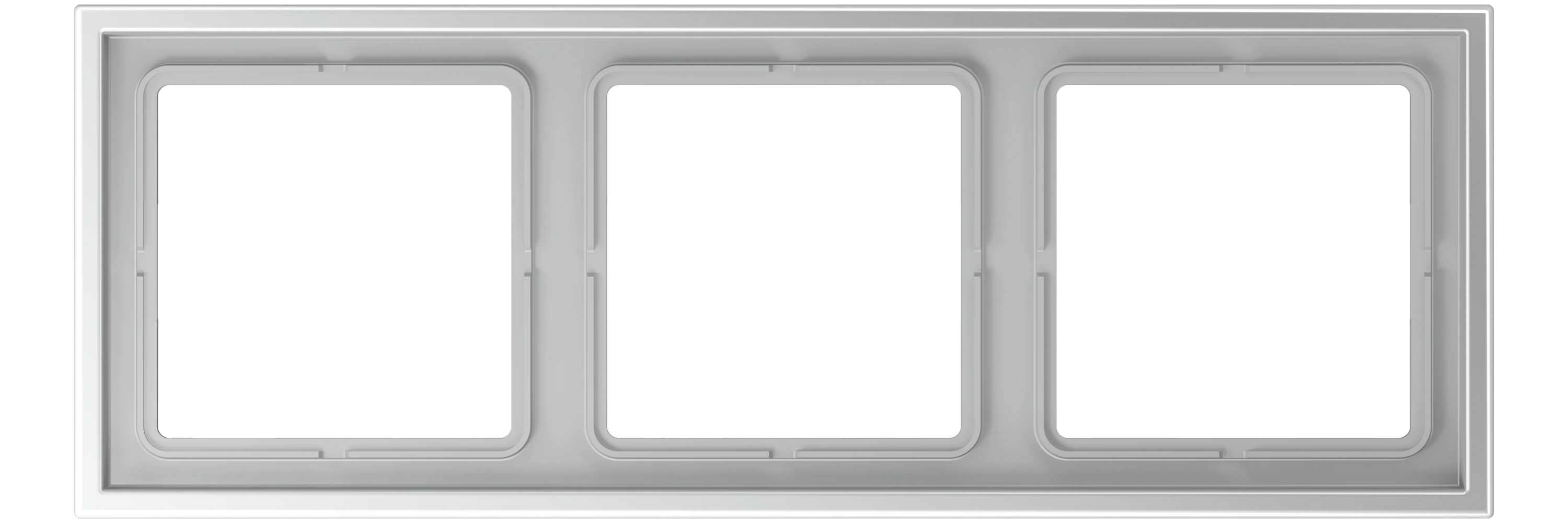 Frame — JUNG LS ZERO, Aluminium, art. LSZAL983BF
