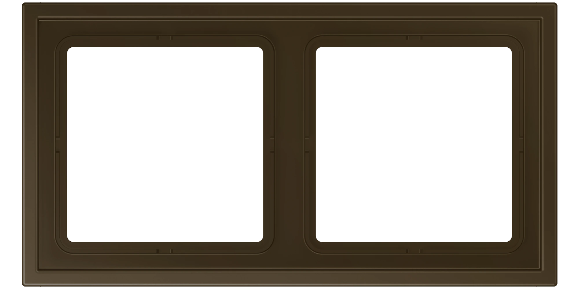 Frame — JUNG LS ZERO, Antique Brass, art. LSZME982BFAT