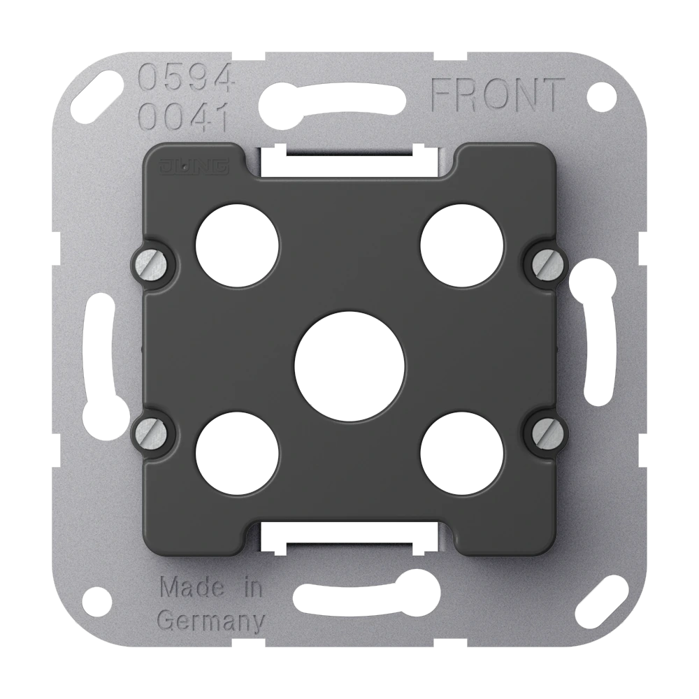 Adapter for multimedia terminals — JUNG Other, Ivory, art. MA1000AD4