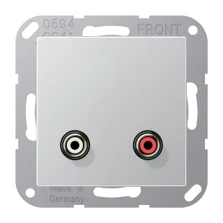 Cinch Audio (RCA), термопласт лакированный, серия A, алюминий