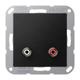 Cinch Audio (RCA), термопласт лак., серия A, матовый графит