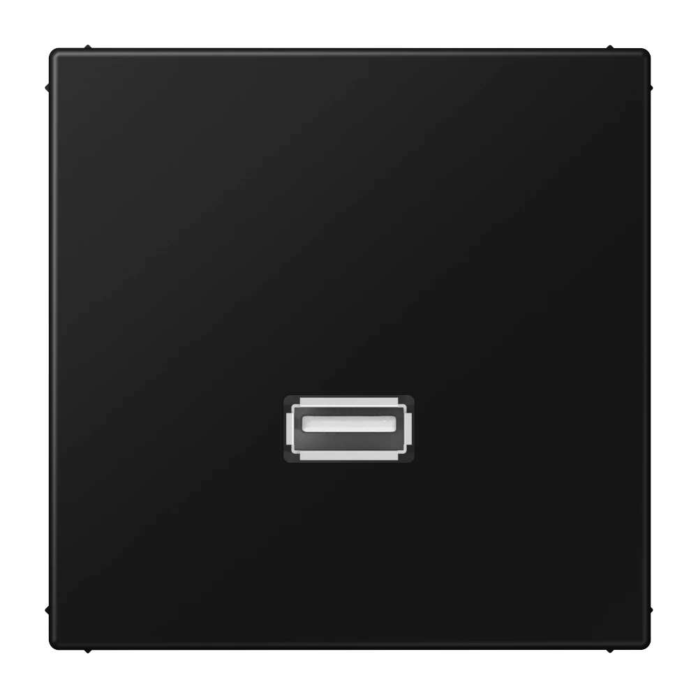 USB 2.0 — JUNG Multimedia, Anthracite, art. MAAL1122AN