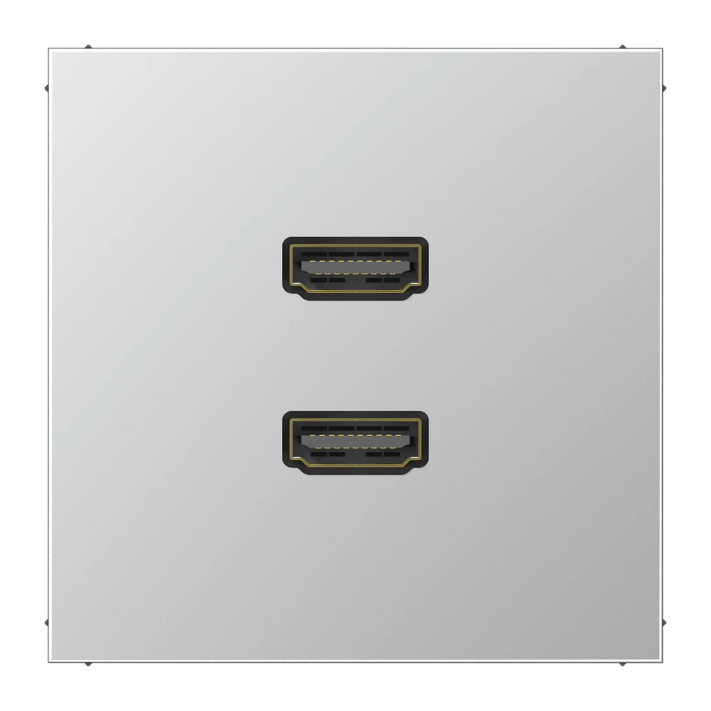 2 x HDMI — JUNG Multimedia, Ivory, art. MAAL1133
